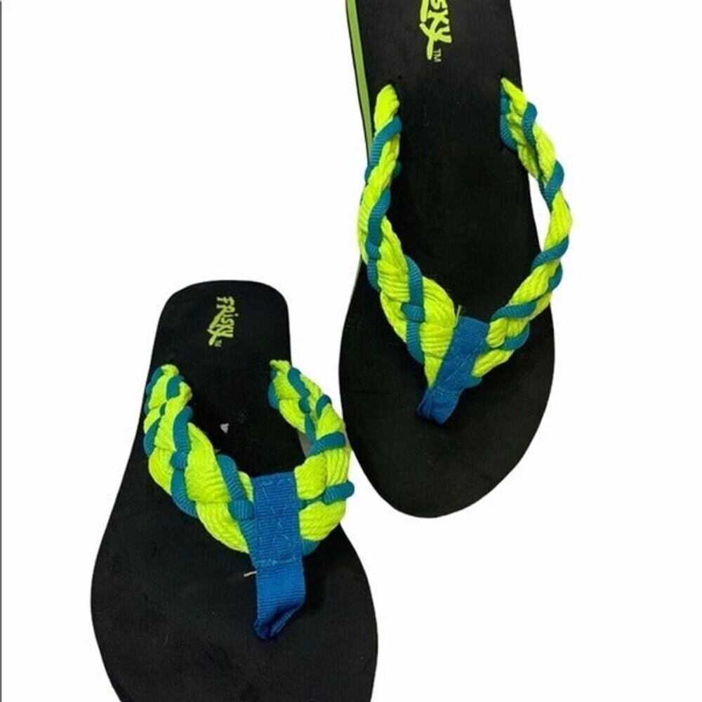 Frisky braided flip flop's SZ 8